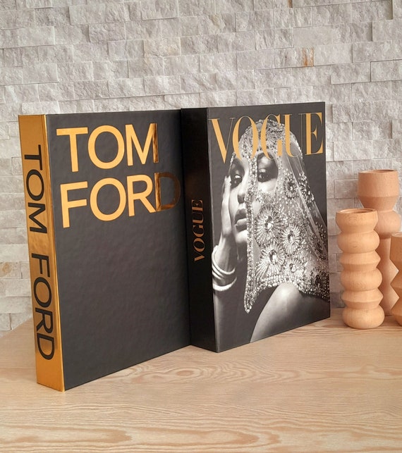 Tom Ford vogue Coffee Table Books openable Book Box fake Book Box