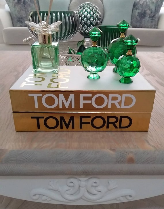 Tom Ford Black Gold-white Gold Decorative Books,openable Tom Ford Black Gold-white Gold Decorative Books,openable