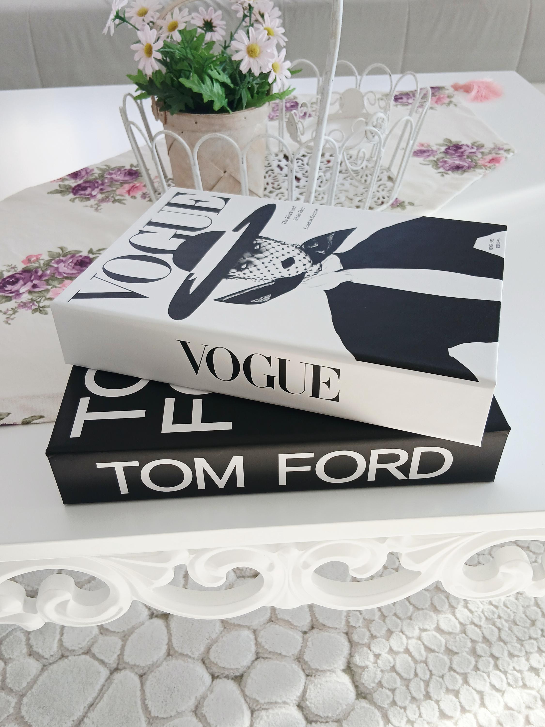 Tom Ford Book Box: Decorative Coffee Table Decor,gift Book Boxes
