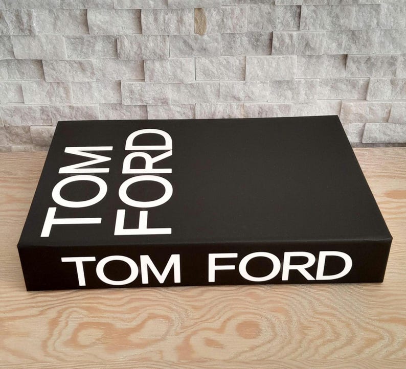 Tom Ford Vogue Book Box,coffee Table Books,fake Book Box,black Books