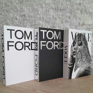 Tom Ford Black Decorative Book,Openable Book Box,Storage book box,Coffee Table Books,Fake book box,Tom Ford Book Box,Book box,Gift Book Box