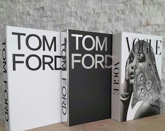Tom Ford Decorative Book Box:Coffee Table Books,White Book Boxes