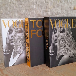 Tom Ford Black Gold Decorative Book,Openable Book Box,Storage book box,Coffee Table Decor Book,Fake book box,Tom Ford Book Box,Book box,Gift