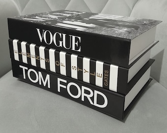 Tom Ford Decorative Books,Vogue Books,Coffee Table Decor,Fake Book Box,Tom Ford Book,Openable Book Box,Home Decor,Storage Box,Table Decor