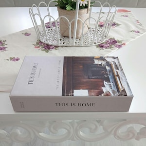 Home Decorative Book Box: Coffee Table Decor, Remote Control Holder