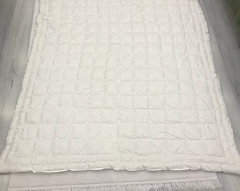 100% Natural WOOL QUILT/ Handmade Stitched Duvet/ Odorless Handcrafted Quilt/ Unpainted Vintage Quilt/ Customizable All Sizes You Want