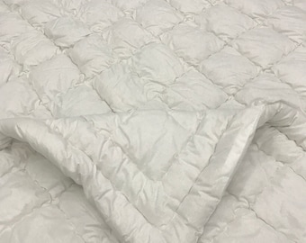 100%Natural SPRING WOOL QUILT/Wool Comforter/Handmade Stitched Spring Duvet/Odorless Handcrafted Quilt/Unpainted Vintage Quilt/ Customizable