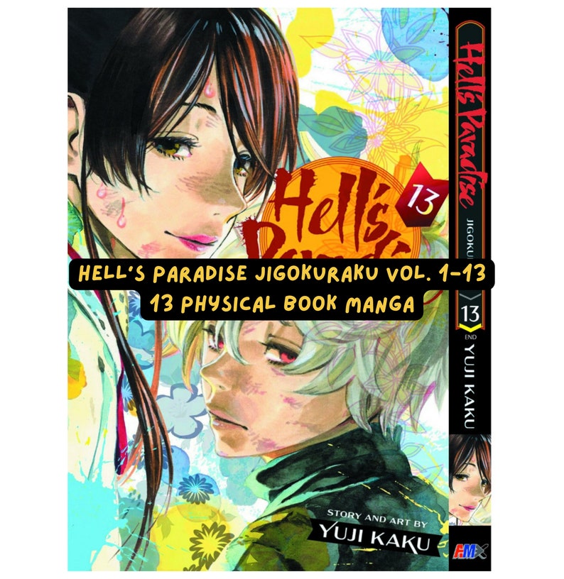 Hell's Paradise Jigokuraku Full Manga Set Volumes 1-13 Complete English - How Many Volumes Of Hell's Paradise Are There