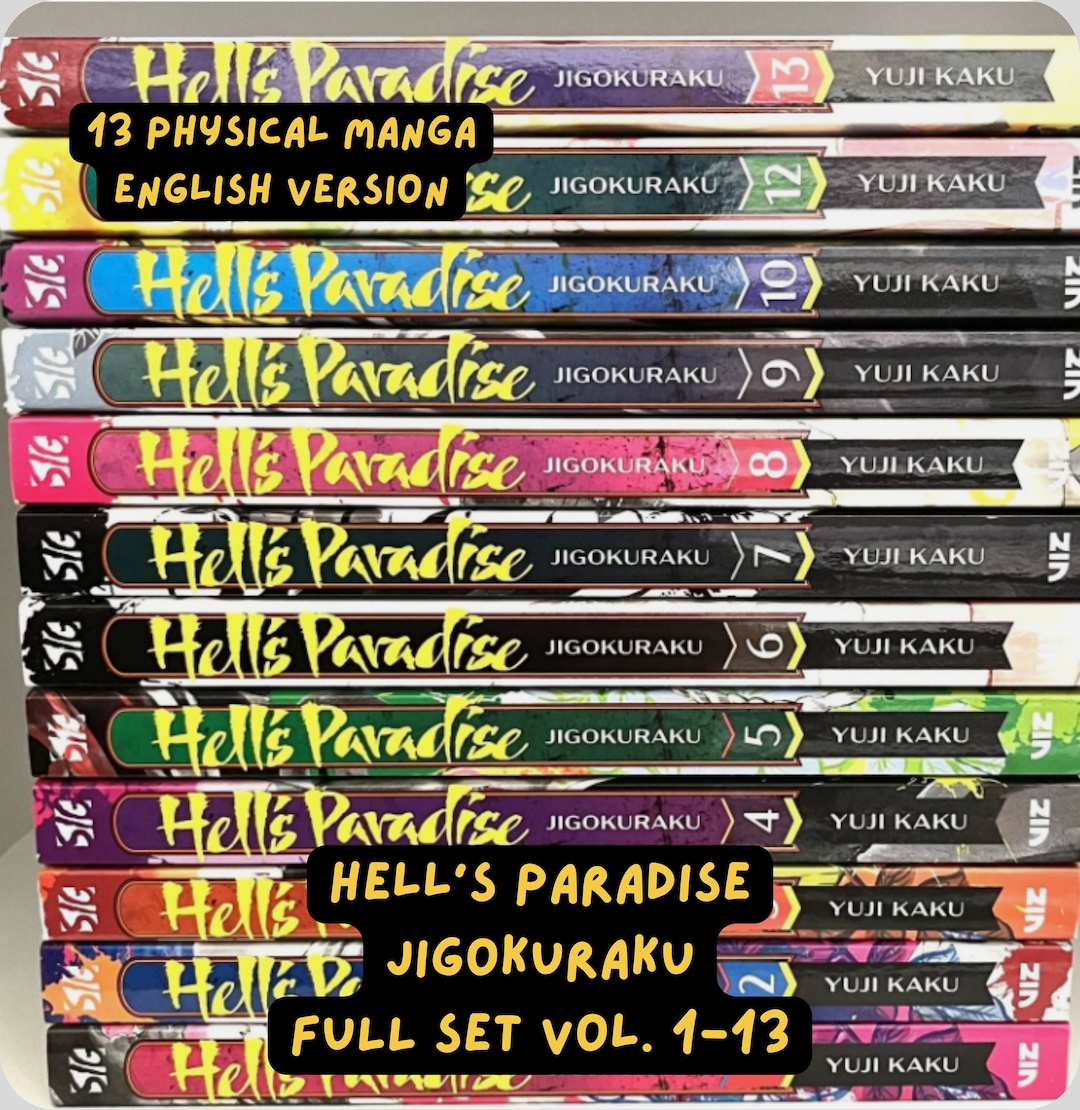 Hell's Paradise Jigokuraku Full Manga Set Volumes 1-13 Complete English - How Many Volumes Of Hell's Paradise Are There