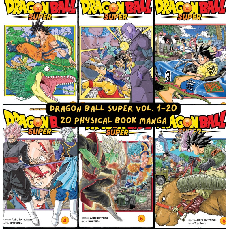 Complete Manga Set Dragon Ball Super Volumes 1-21 - Complete English ...
