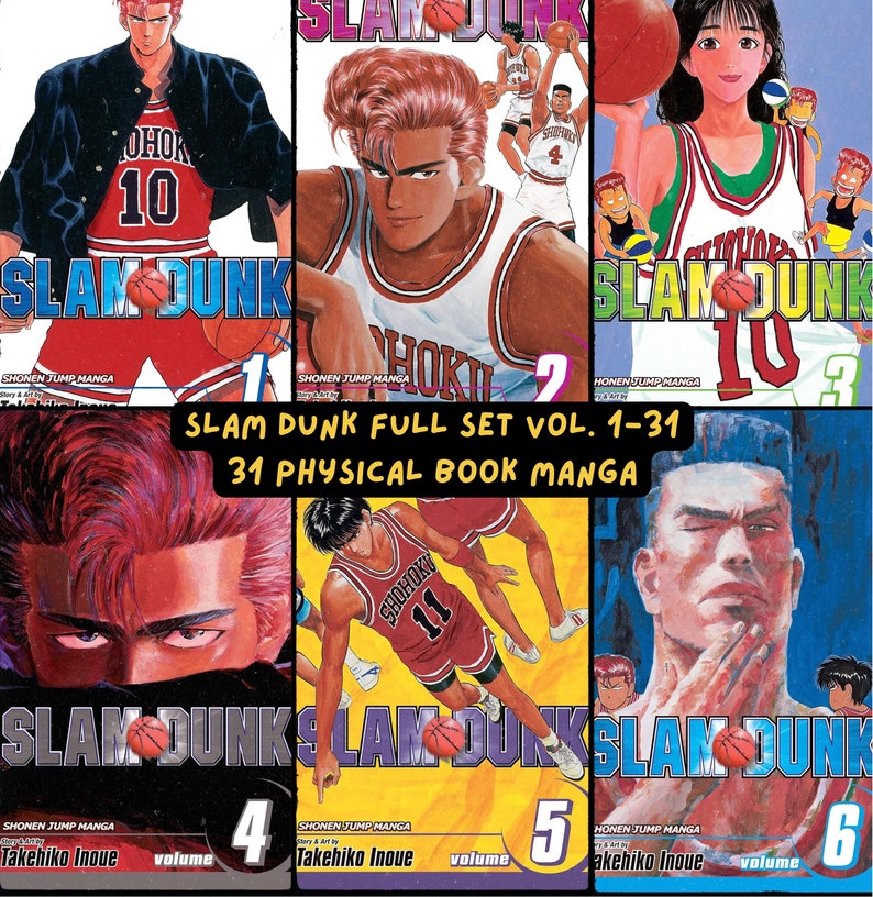 Complete Manga Set Slam Dunk Manga Set Volumes 1-31 END Complete