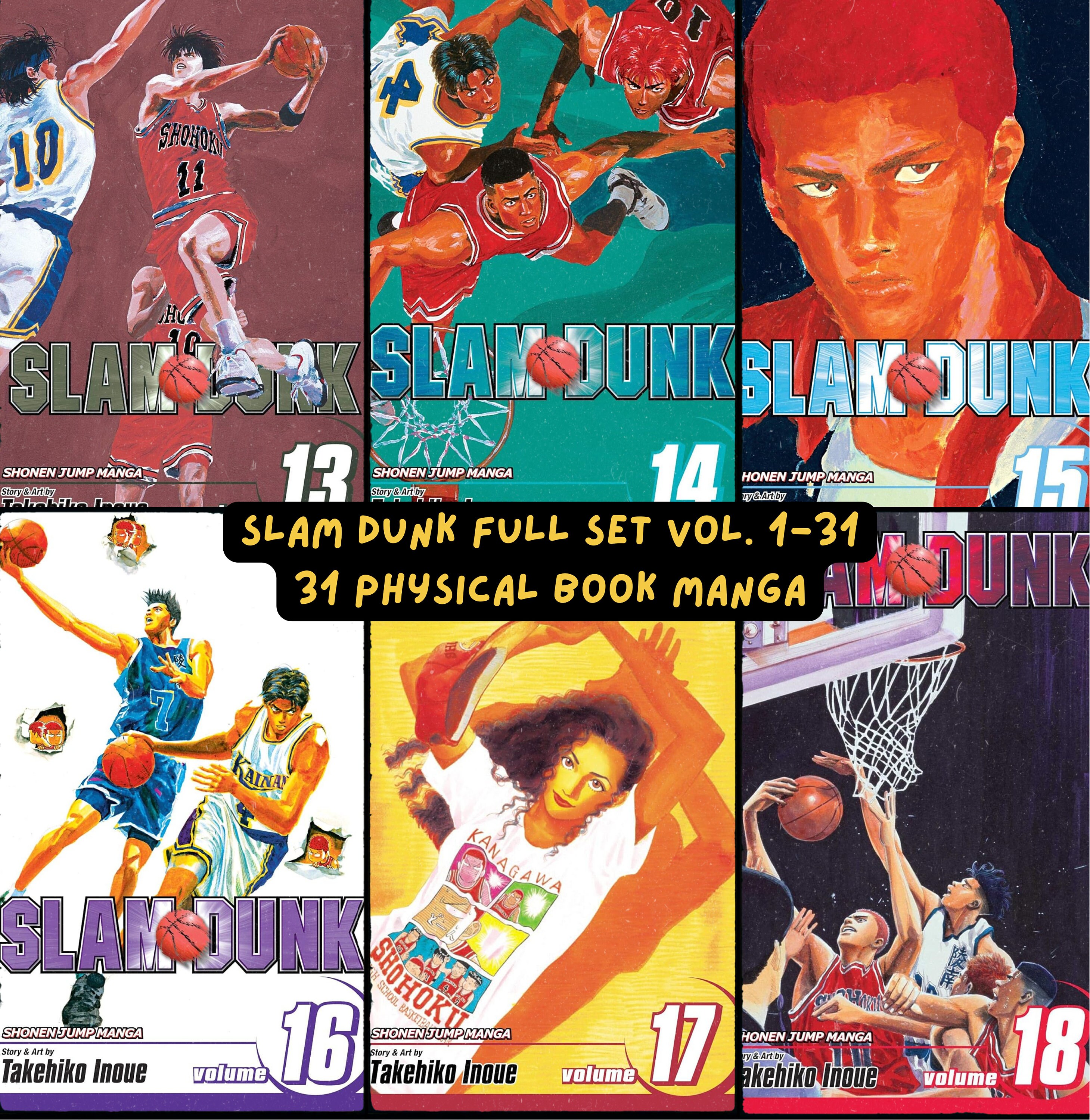 Complete Manga Set Slam Dunk Manga Set Volumes 1-31 END Complete