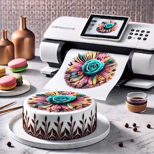 Décoration gâteau comestible - Impression alimentaire sur feuille d'Azyme qualité PREMIUM ou feuille de sucre qualité SUPERIEURE