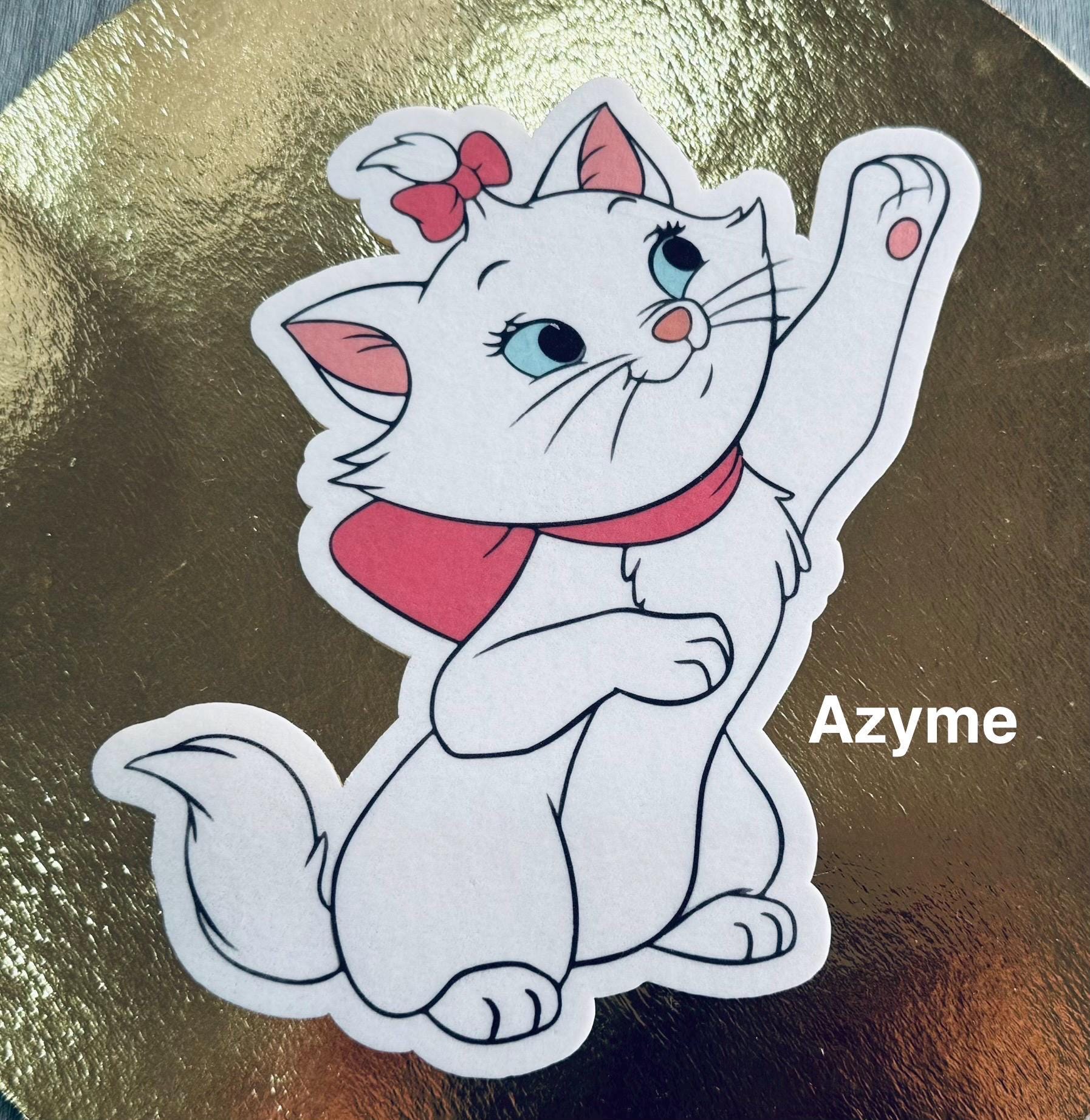 Marie Aristocats Edible Print Disney Wafer Paper or Sugar Paste