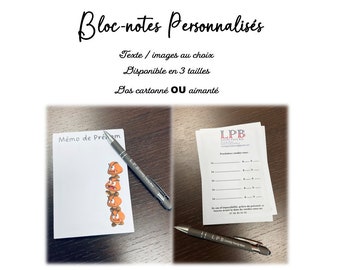 Blocs-notes personnalisés – Mémo carnet pour message cadeau original post it to do list