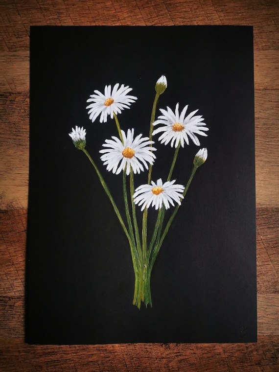 NutArtPic Wandbild-Set ‚Gänseblümchen‘ – 3-teilig, 30x40 Cm, Leinwand Auf Holzrahmen, Vintage-Blumen-Zitate