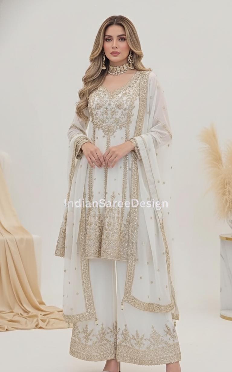 sachin and babi light blue dress engagement indo western dresses