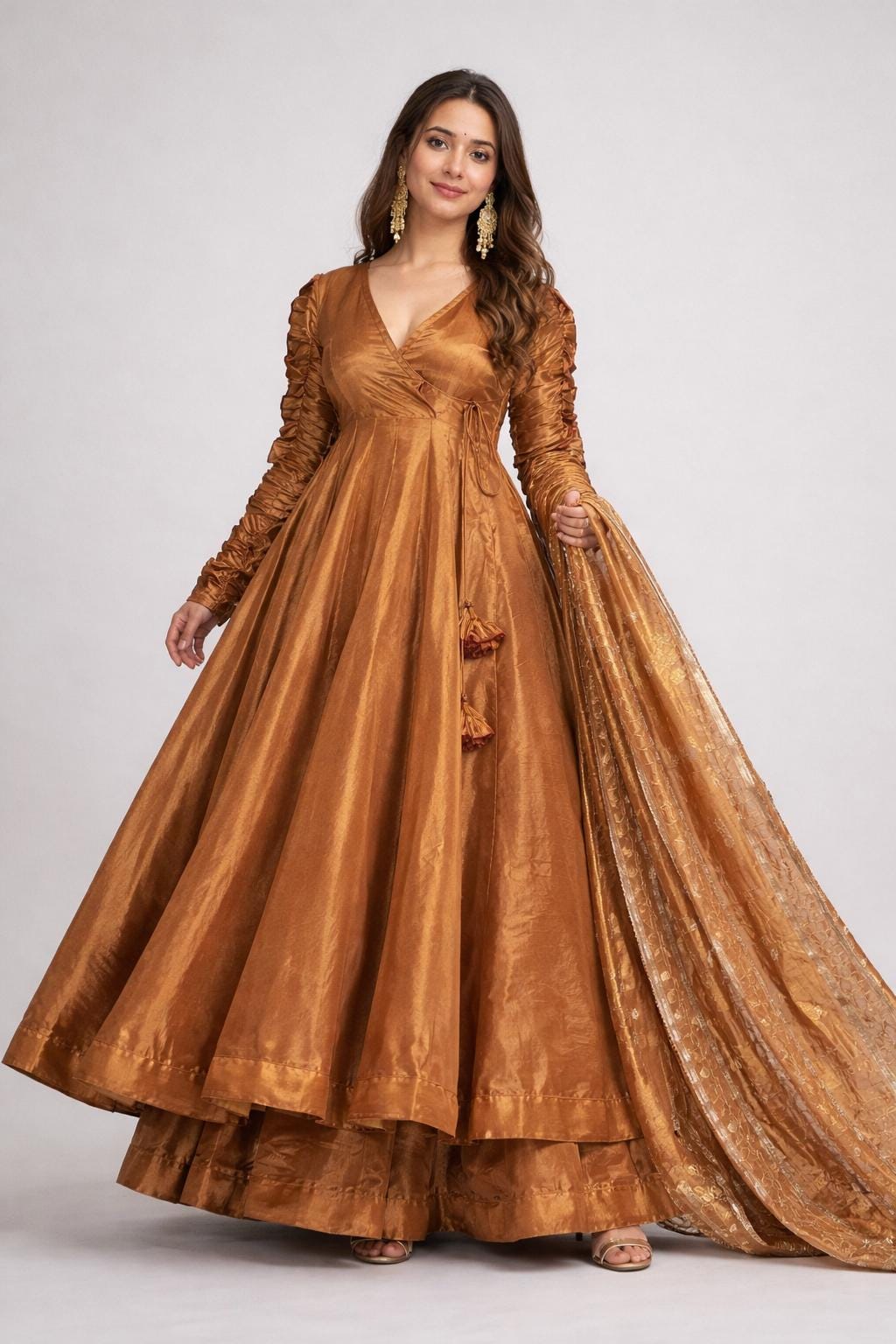 slim fit dress slacks Buy Prazu Fashion Light Golden Fandy Silk Coding With Sequence Work Wedding Wear  Anarkali Suit Online at Low Prices main image 0