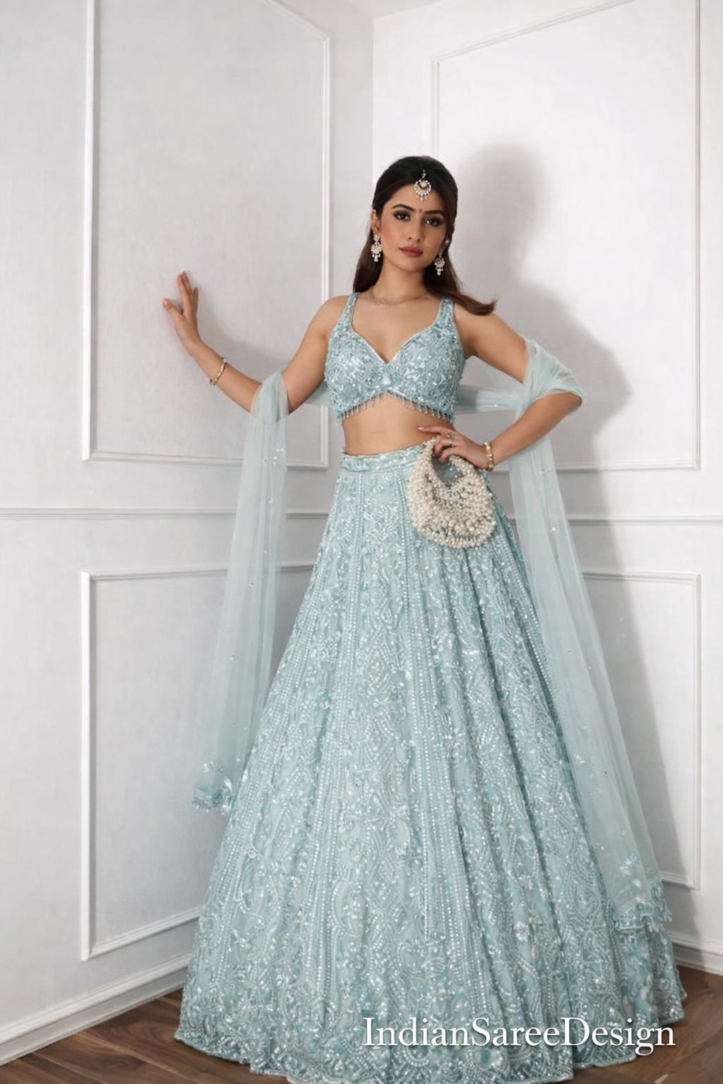 dusty blue indian dress Dusty Blue Maxi Dress main image 0