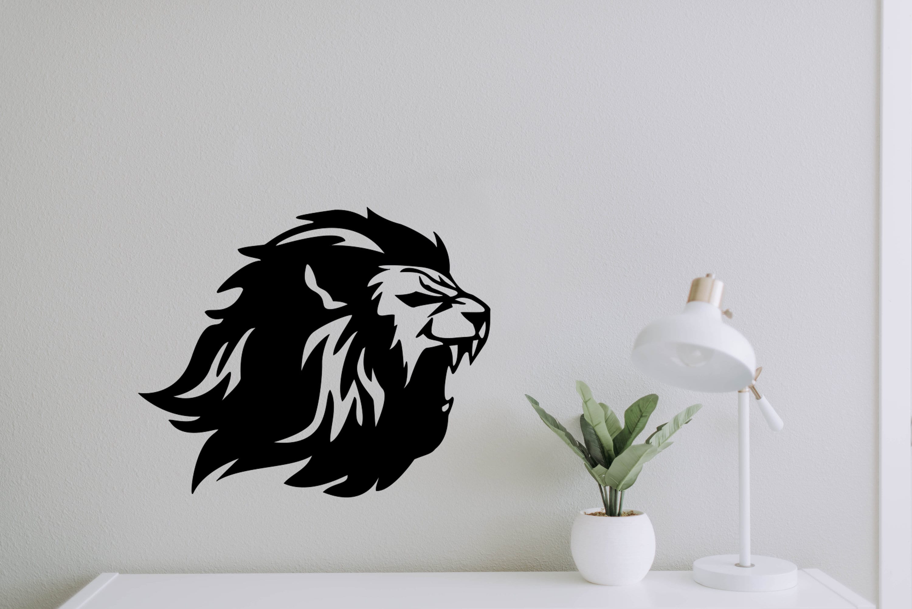 Decorative Vinyl Lion
