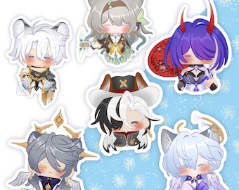 Honkai Star Rail Chibi Stickers