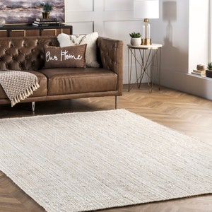 Handmade Jute Rug, Jute Braided Rug, Natural Rug, Bohemian Rug, Jute Area Rug, Jute Woven Rug , Large Area Rug, Eco Friendly Rug