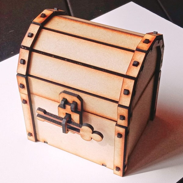 Laser Cut Pirate Treasure Chest Vector Télécharger