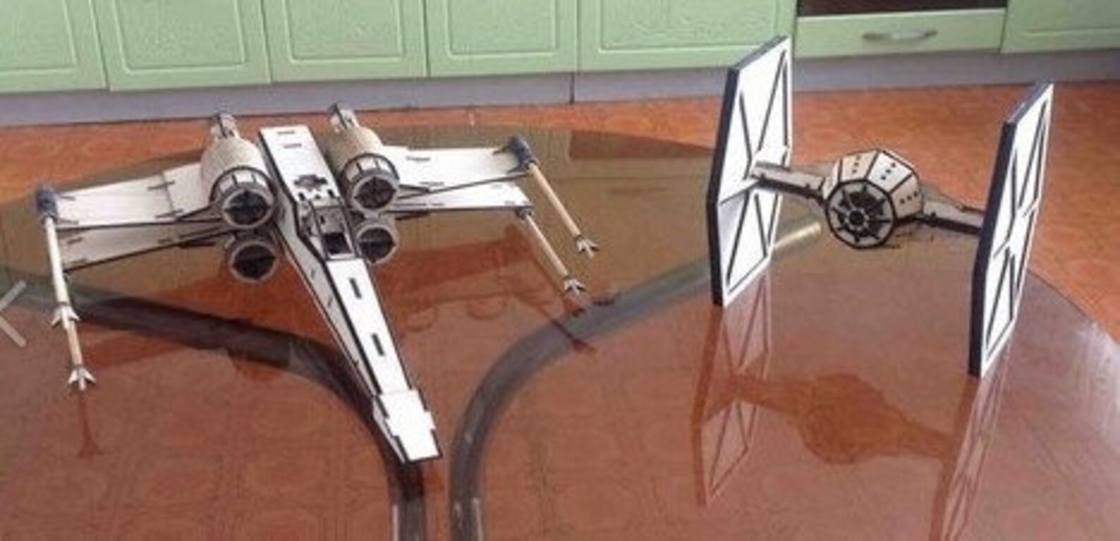 Laser Cut Xwing Starfighter 3mm SVG File Etsy