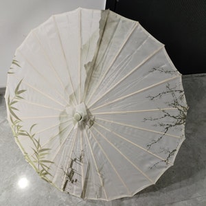Handmade oil paper umbrellas,antique dance umbrellas,ink painting Chinese style umbrellas,retro Hanfu accessories umbrellas,bamboo umbrellas bamboo