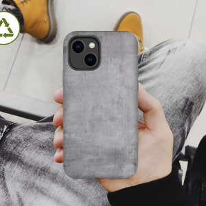 Concrete Phone Case, Concrete Case for iPhone 7 11 12 13 XR XS Pro Mini Max, Samsung S10, S20, S21, S22, Google Pixel 2 XL, Protective Case