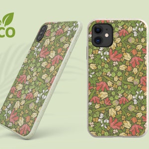 Art floral biodegradable phone case samsung galaxy eco phone case s20 s20 plus  s21 s21 plus s21 plus ultra