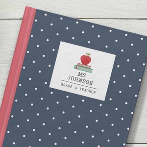 Grade A Teacher Gift personalised notebook journal, custom notebook, hardcover journal, notebook for her women, female teacher gift