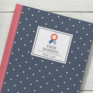 Boss Lady personalised notebook journal, custom notebook, hardcover journal, custom name unique gift for her, notebook for her