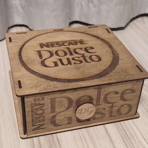 Cajón de almacenamiento de cápsulas de café dolce gusto, soporte para cápsulas  Nespresso, estante porta cápsulas