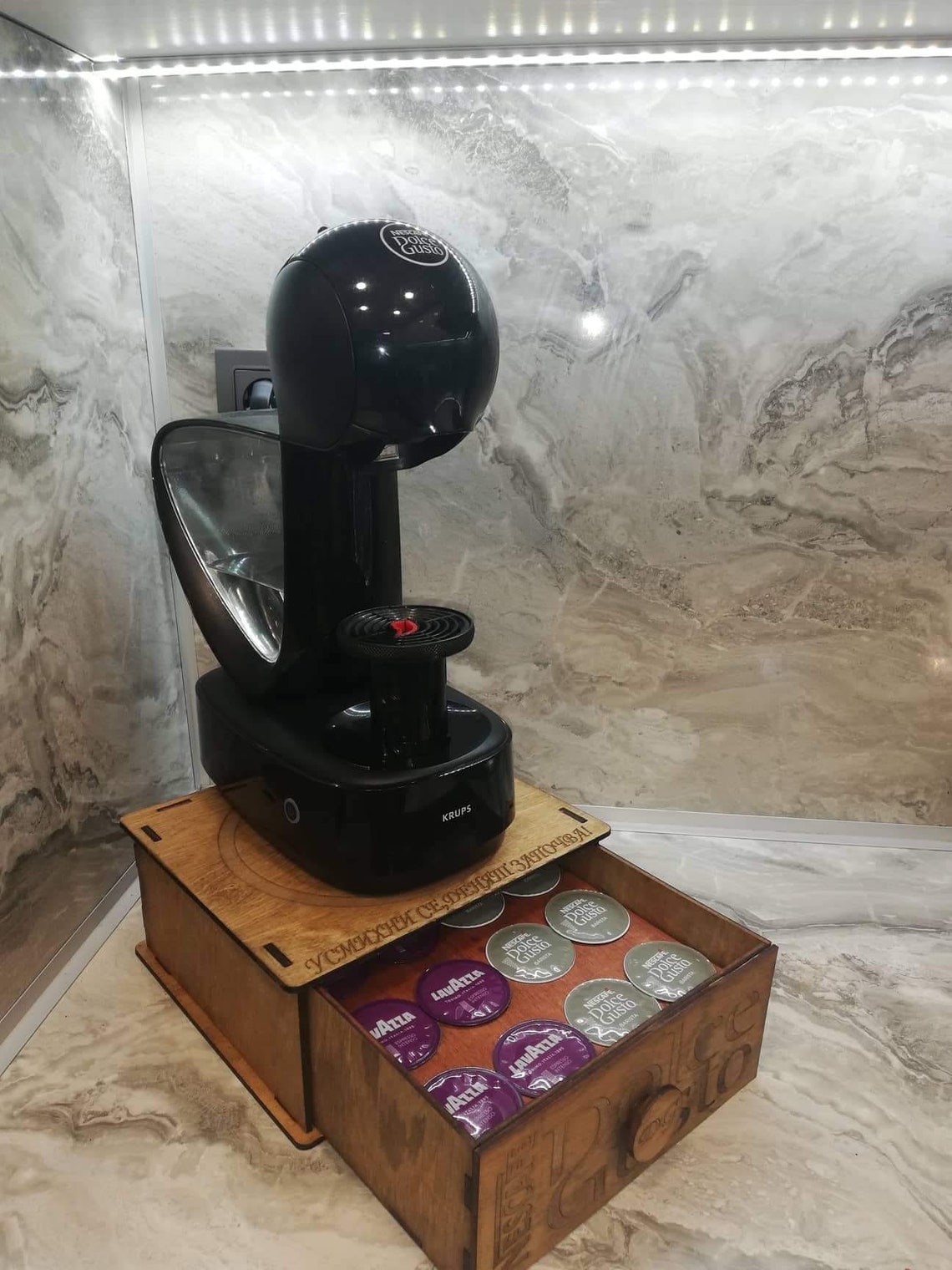 Coffee Capsule Drawer Coffee Machine Stand Home & Living Decor Practical Home Decor Gifts for