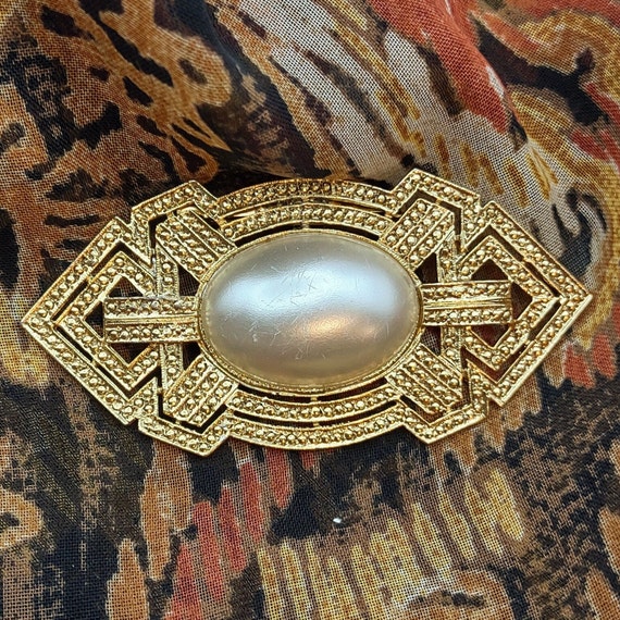 Art deco style brooch vintage - image 9