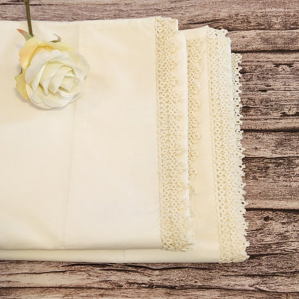 Lace Pillowcases Etsy