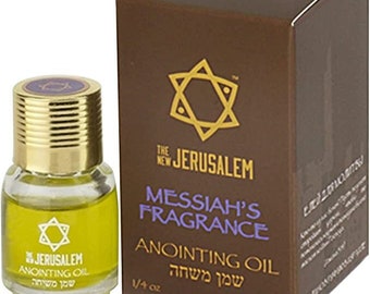 Messiah&#39;s Anointing oil  bible Oil from Holy land Spiritual prayer from Jerusalem, Handmade with Natural Ingredients
