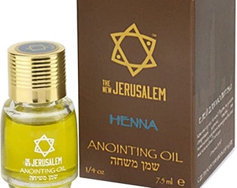 Henna Anointing Oil, Holy Land, Handmade in Jerusalem