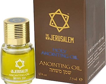 Holy Anointing Oil from the Spiritual Bible land prayer from Jerusalem, Handmade with Natural Ingredients