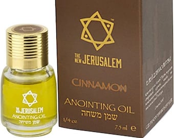 Cinnamon Anointing Oil Israel, Holy Spiritual christian from Jerusalem, Handmade with Natural Ingredients