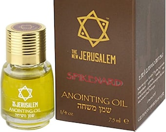 Spikenard Anointing bible Oil from the Holyland Spiritual prayer from Jerusalem, Handmade with Natural Ingredients