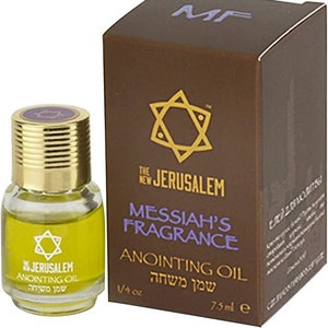 Messiah&#39;s Anointing oil  bible Oil from Holy land Spiritual prayer from Jerusalem, Handmade with Natural Ingredients