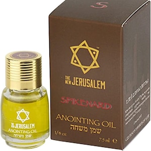 Spikenard Anointing bible Oil from the Holyland Spiritual prayer from Jerusalem, Handmade with Natural Ingredients