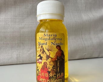 Nard Anointing Oil from the Holy Land – 60 ml / 2.02 fl. oz. Prayer Oil Made in Jerusalem Israel