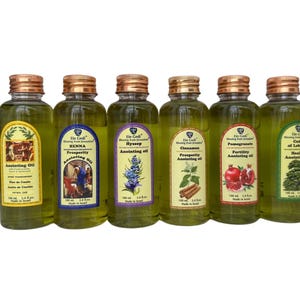 Set of 6 Anointing Oils 100 ml Jerusalem Blend for Prayer  from Holy Land