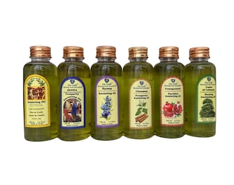 Set of 6 Anointing Oils 100 ml Jerusalem Blend for Prayer  from Holy Land