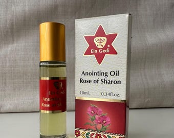 Rose of Sharon Anointing Oil – Holy Land Roll On, Jerusalem (10 ml)