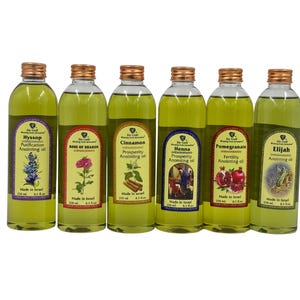 Holy Land Anointing Oil Collection – 250 ml (8.5 fl oz) | Biblical Blends for Prayer & Spiritual Anointing