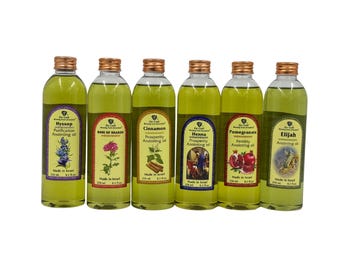 Holy Land Anointing Oil Collection – 250 ml (8.5 fl oz) | Biblical Blends for Prayer & Spiritual Anointing